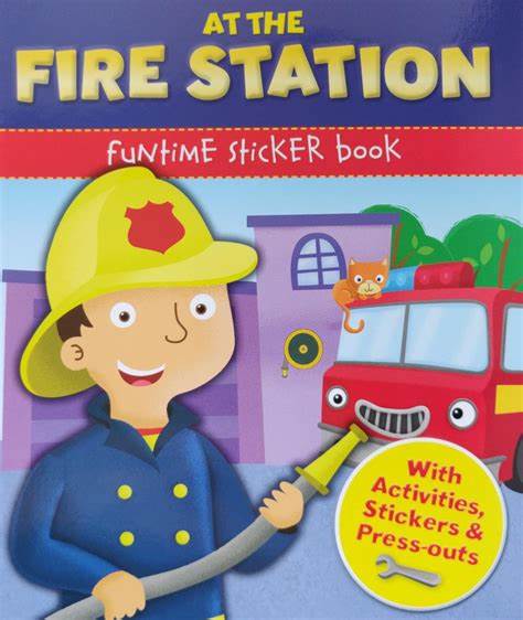 the fire station site FunTime sticker book
