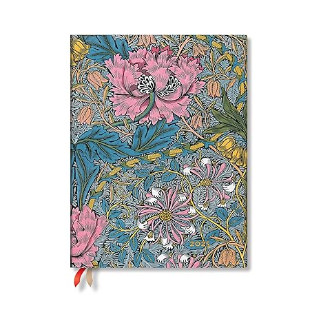 2025 Weekly Planner | Morris Pink Honeysuckle | William Morris |