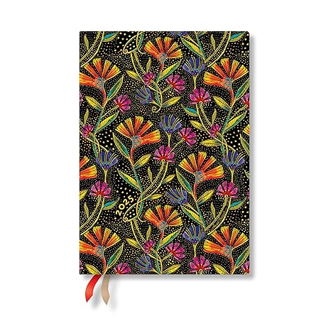 2025 Daily Planner | Wild Flowers | Playful Creations | 12-Month Flexis | Midi | Elastic Band | 432 Pg | 80 GSM