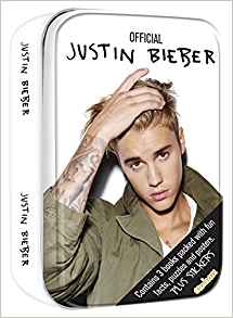 JUSTIN BIEBER TIN OF BOOKS